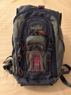 Fishpond DOUBLE HAUL Fly Fishing Backpack + Chest Pack Combo Rare Hiking